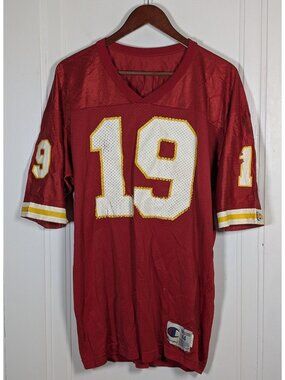 Vintage Joe Montana Champion Kansas City Chiefs Jersey Mens 44 Medium #19  NFL